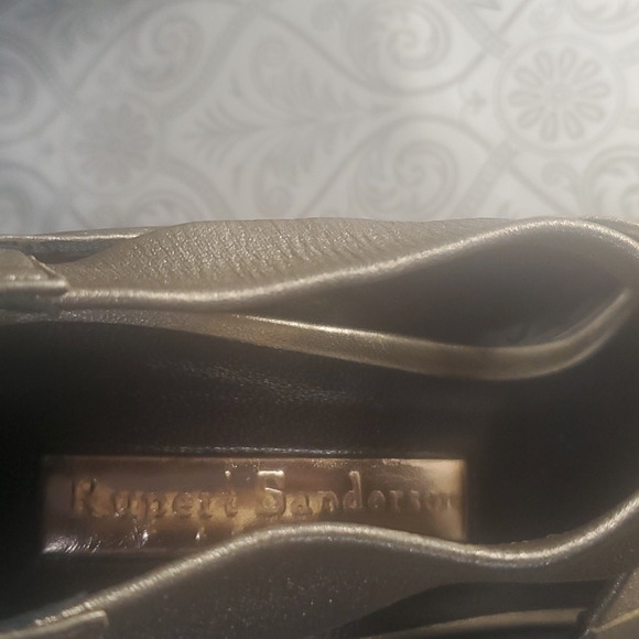 Gold stylish pumps EU40 - Picture 2 of 4